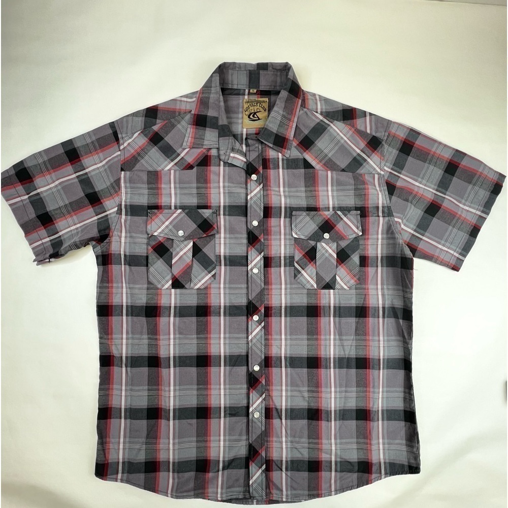 COEVALS CLUB Size XL Western Shirt Short Sleeve